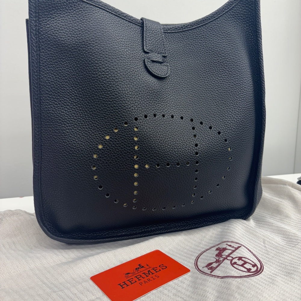Hermes Black Shoulder Bag